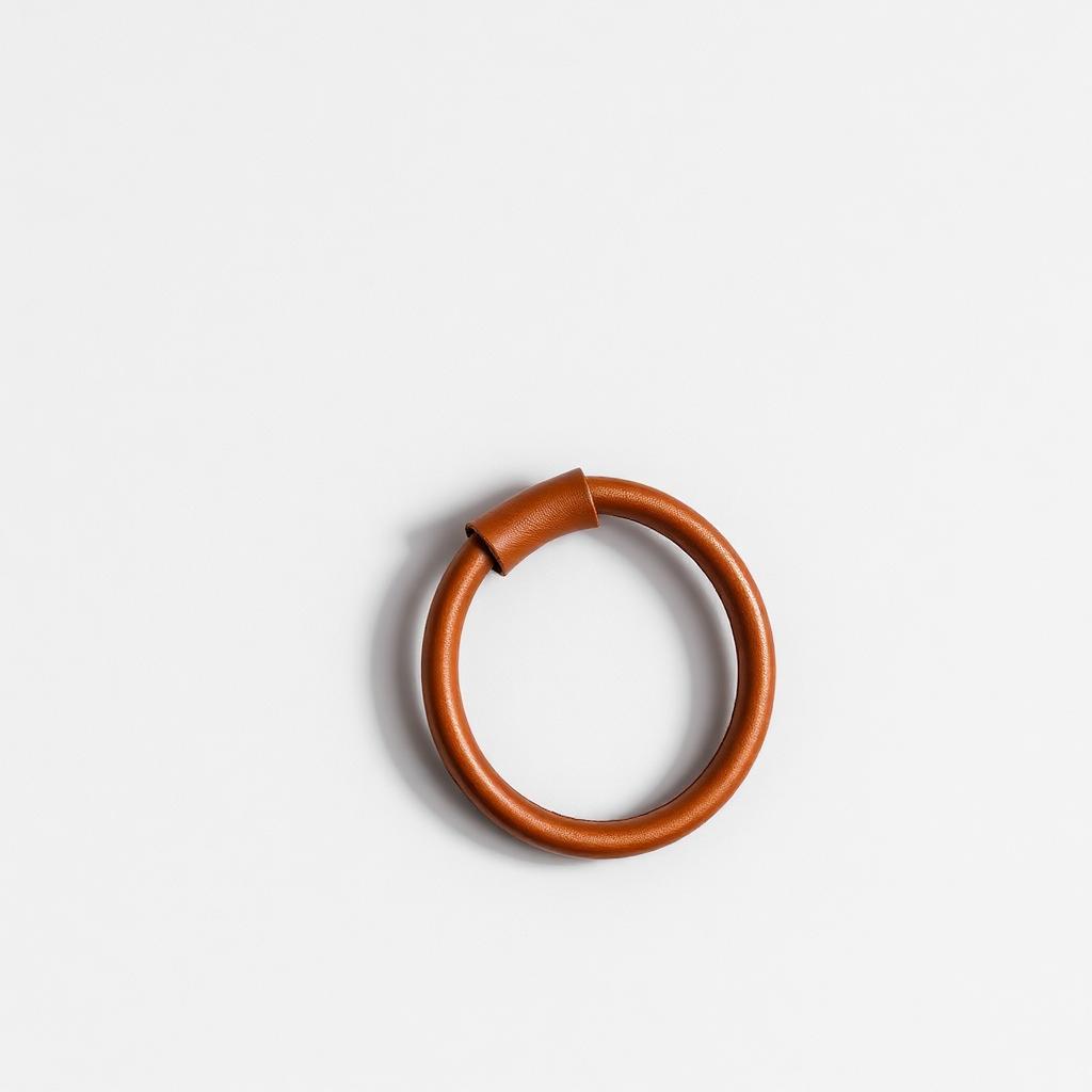 Handgreep Leather Loop — maatwerk kastdeur van Maatkastdeal.nl